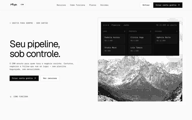 CRM homepage