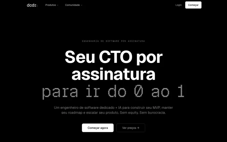 dcdr: homepage